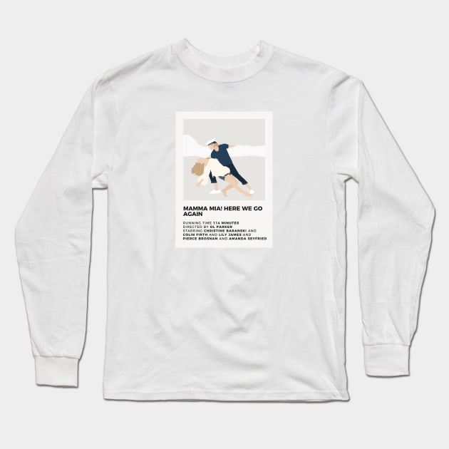 Mamma Mia Minimalist Poster Long Sleeve T-Shirt by honeydesigns